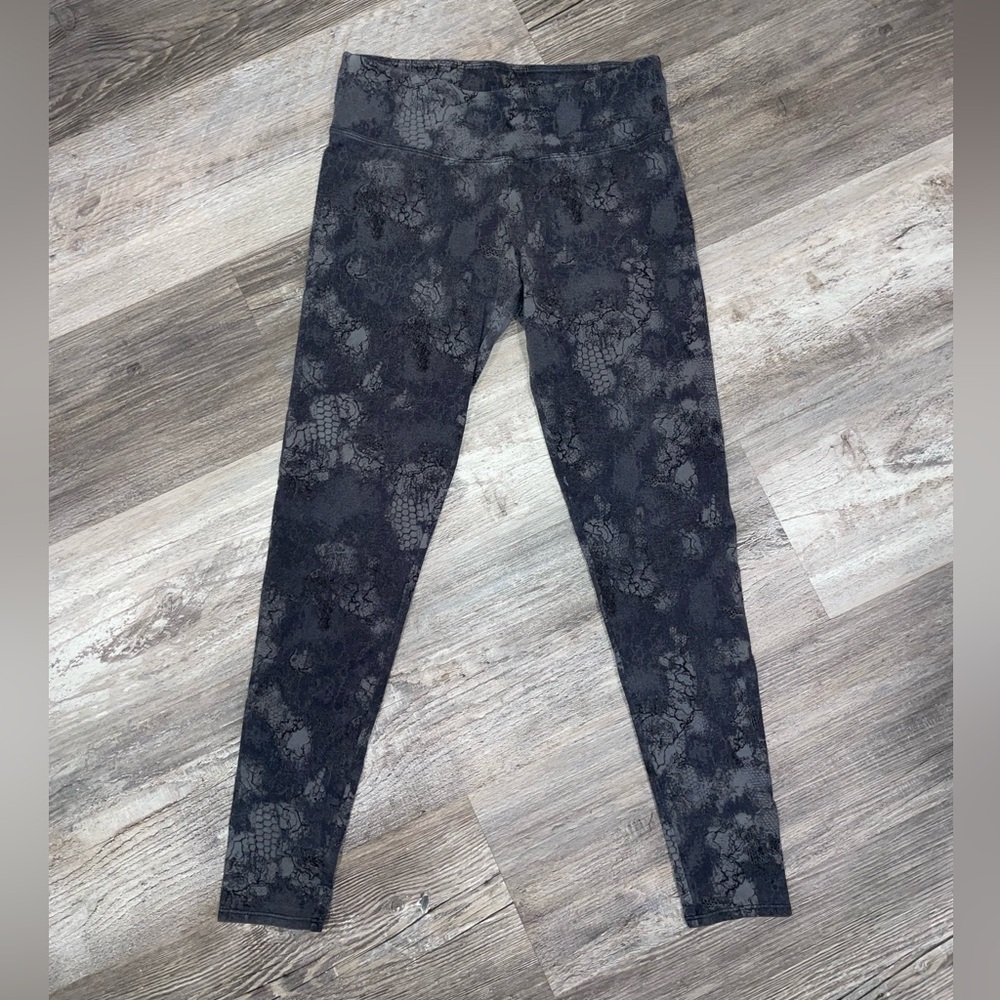 Calvin Klein Performance Gray Patterned Leggings